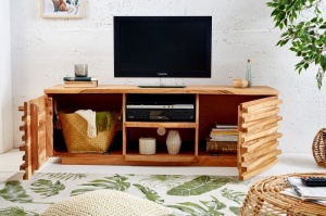 COMODA TV 150CM, RELIEF, DIN LEMN MASIV DE SALCAM, STIL VINTAGE, ARTIM GROUP SELECTION - Img 3