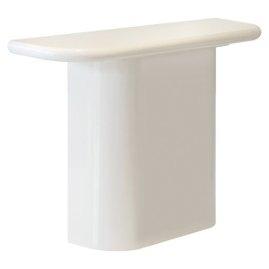 CONSOLA BLAKE COCONUT MILK, 214197, CONFECTIONATA DIN MDF, CULOAREA ALBA, STIL MODERN
