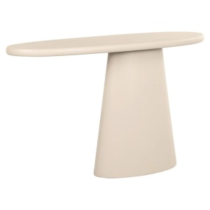 CONSOLA CLAYTON BEJ, 7699, CONFECTIONATA DIN MDF SI TENCUIALA USOARA, STIL MODERN
