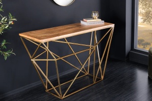 CONSOLA, DIAMOND, 120CM, BLAT DIN LEMN DE MANGO SI METAL, ARTIM GROUP SELECTION - Img 5