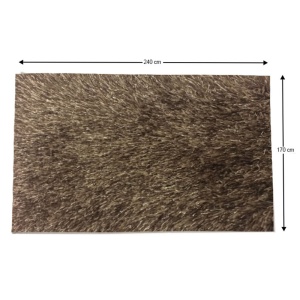 Covor 170x240 cm, maro, GARSON, 0000194104