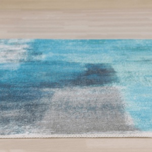 Covor 80x150 cm, albastru/gri, ESMARINA TIP 2, 0000203333