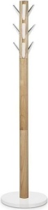 CUIER FLAPPER, ALB/STEJAR, DIN LEMN MASIV, STIL MODERN, B2
