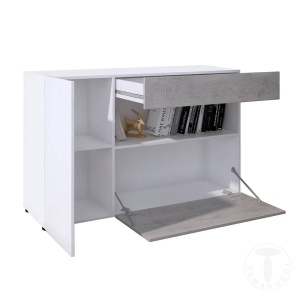 DULAP 2 USI 130CM, JOHNNY, COD 3787, STIL MODERN, REALIZATA DIN PANOURI ECO DIN LEMN - Img 2