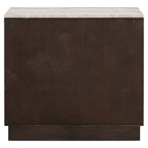 DULAP CLAREMONT, 85 CM, 7874, BEJ/MARO, DIN LEMN DE STEJAR SI MARMURA, RICHMOND INTERIORS - Img 4