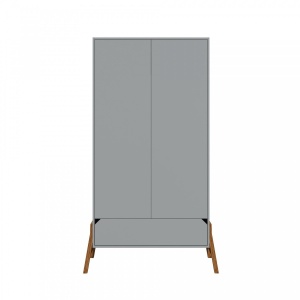 DULAP CU 2 USI PENTRU CAMERA BEBELUSI LOTTA GRI DESIGN SCANDINAV BA - Img 2