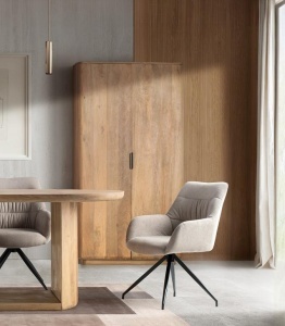DULAP LIVING 190CM, LEMN DE MANGO, NATUR, GINER Y COLOMER