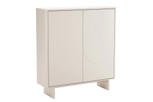 DULAP LIVING SAVOY 130CM, 3D, REALIZAT DIN MDF SI PLACA CERAMICA, CULOARE ALBA, ARTIM GROUP SELECTION