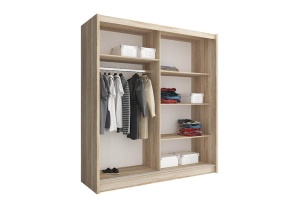 DULAP MAJA 180 ALB DESIGN MODERN PSK - Img 2