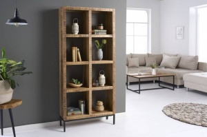 DULAP ORGANIZATOR 180X80CM, DIN LEMN MANGO, STIL INDUSTRIAL, ARTIM GROUP SELECTION