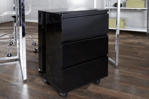 DULAPIOR OFFICE, NEGRU BIG DEAL, COD 17519, DESIGN MODERN - Img 2
