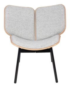 FOTOLIU CONFORTABIL BENJAMIN, GRI DESCHIS/STEJAR/NEGRU, DIN STOFA SI LEMN, STIL MODERN B2 - Img 2