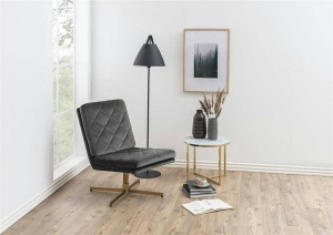 FOTOLIU CONFORTABIL, CARRERA, GRI/AURIU, DIN CATIFEA SI METAL, STIL MODERN B2