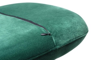 FOTOLIU CONFORTABIL EGG CLASSIC VELVET, VERDE/CROM, DIN CATIFEA SI METAL, STIL MODERN - Img 5