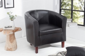 FOTOLIU CONFORTABIL ELEGANT HEMINGWAY NEGRU 38478 - DESIGN MODERN - Img 3