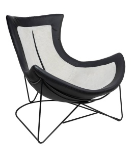 FOTOLIU CONFORTABIL OTILIA STAND VELVET, GRI INCHIS/NEGRU, DIN CATIFEA SI PIELE ECOLOGICA, STIL MODERN - Img 5