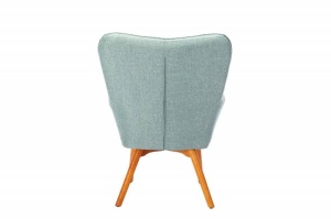 FOTOLIU CONFORTABIL SCANDINAVIA, DIN POLIESTER SI LEMN, VERDE LIME, COD 41426 - Img 3