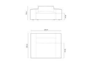FOTOLIU JODIE, 124 CM, DIVERSE CULORI SI MATERIALE, DESIGN DEOSEBIT - Img 17