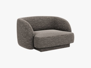 FOTOLIU MILEY, 103 CM, GRI 16, TAPITERIE CHENILLE, DESIGN DEOSEBIT
