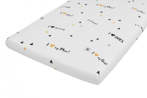 HUSA PENTRU SALTEA PAT COPIII LOVE 80x160 DIN BUMBAC BA