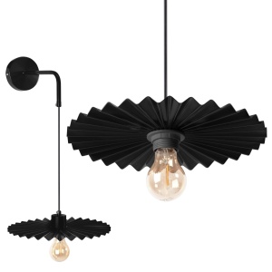 Lampa de perete APP1355-1W BLACK 30 cm