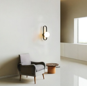 Lampa de perete APP1755-1W BLACK WHITE - Img 4