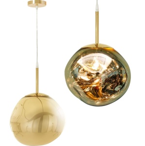 Lampa DE TAVAN SUSPENDABILA din sticla Gold APP331-1CP