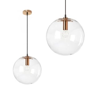 Lampa DE TAVAN SUSPENDABILA din sticla Lassi ROSE Gold 25 cm