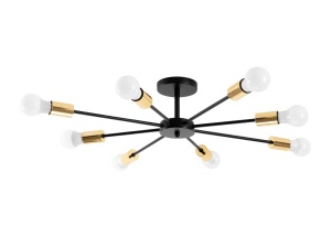 Lampă Spider 8 Black Gold APP502-8C - Img 2