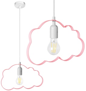 LAMPA SUSPENDABILA norisori roz deschis
