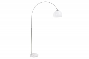 LAMPADAR BIG BOW ALB/ARGINTIU 135/157 CM COD 40770 DESIGN MODERN - Img 6