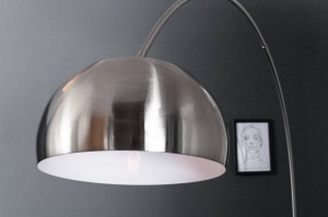 LAMPADAR BIG BOW CROM/NEGRU 170/210 CM COD 21068 DESIGN MODERN - Img 3