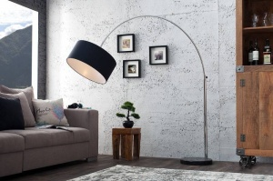 LAMPADAR BIG BOW NEGRU 170/180 CM COD 35399 DESIGN MODERN - Img 2