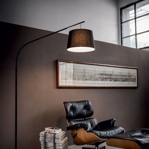 LAMPADAR DADDY PT1, NEGRU, DIN METAL, STIL MODERN - Img 2