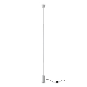 LAMPADAR FILO PT, ALB, DIN ALUMINIU, STIL MODERN