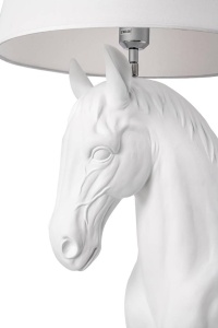 LAMPADAR KON HORSE STAND S, DIN FIBRA DE STICLA, MARMURA SI TEXTIL, STIL MODERN - Img 8