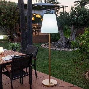LAMPADAR LOLA SLIM, 120 SOLAR & BATTERY, ALAMA, CONFECTIONAT DIN METAL SI POLIETILENA - Img 3