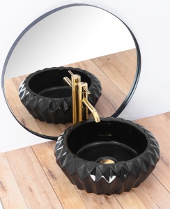 LAVOAR REA CHIC, 40CM, PE BLAT, DIN CERAMICA, CALITATE SUPERIOARA, REA - Img 2