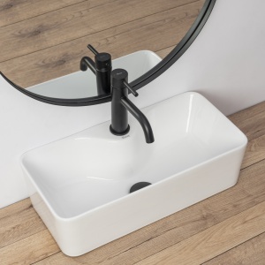 LAVOAR REA MERY, ALB, 50,5 CM, DIN CERAMICA, CALITATE SUPERIOARA