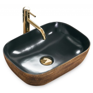 LAVOAR REA PALOMA, 46CM, NEGRU COLOUR, DESIGN DEOSEBIT, CALITATE SUPERIOARA, REA - Img 4