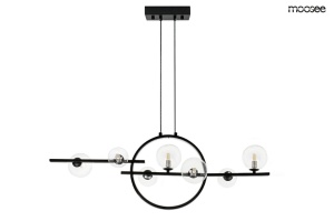 LUSTRA ALURE LINE TWIN 90, CONFECTIONATA DIN METAL SI STICLA, STIL MODERN INDUSTRIAL