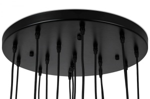 LUSTRA CANNON DISC 16, AURIU-CUPRU/ALB, DIN METAL, STIL MODERN - Img 4