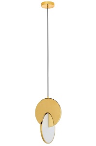 LUSTRA CU LED-URI DISCO, AURIE, DIN OTEL LUSTRUIT, STIL MODERN - Img 4