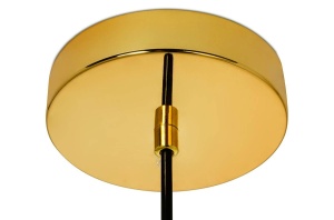 LUSTRA CU LED-URI DISCO, AURIE, DIN OTEL LUSTRUIT, STIL MODERN - Img 6