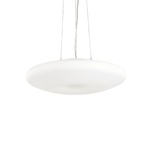 LUSTRA GLORY SP5 D60, ALB, DIN STICLA, STIL MODERN