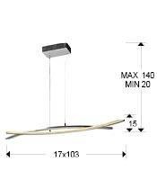 LUSTRA LED LINUR 736543 DESIGN MODERN - SCHULLER - Img 3