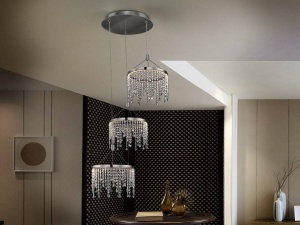 LUSTRA LED SI CRISTAL ANASTASIA 568672 - DESIGN MODERN - SCHULLER