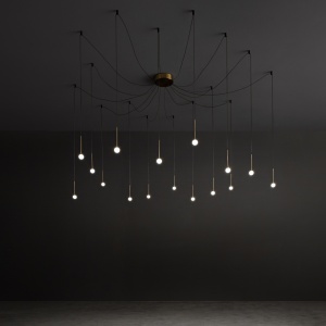 LUSTRA LUCCIOLA SP16, ALAMA, DIN METAL SI ACRIL, STIL MODERN - Img 2