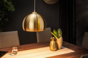 LUSTRA MODERNA 30CM, GOLDEN BALL , COD 39439, STIL MODERN, REALIZATA DIN METAL AURIU