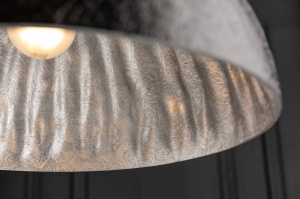 LUSTRA MODERNA 50CM, GLOW , COD 38294, STIL MODERN, REALIZATA DIN METAL IN NEGRU/ARGINTIU - Img 3